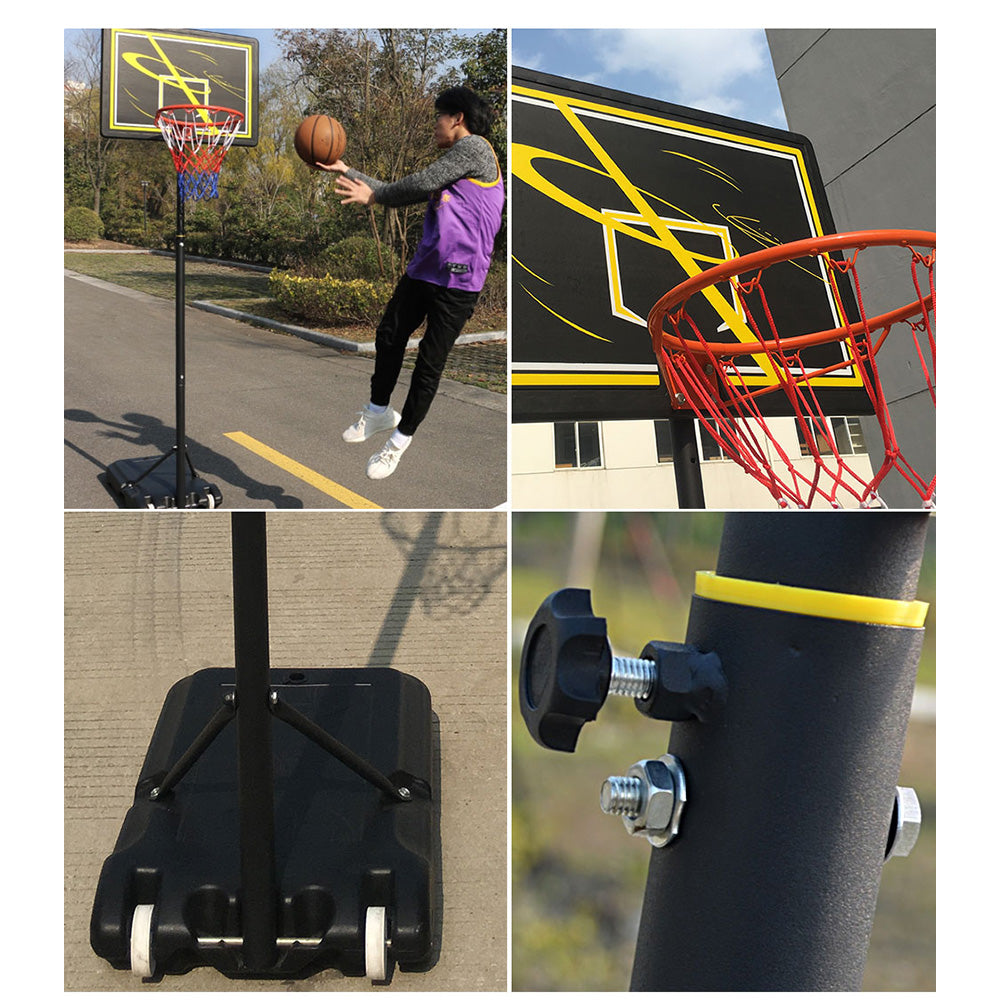 DUNK MASTER S018F Basketball Stand System Hoop Ring Height Adjustable 2.10M