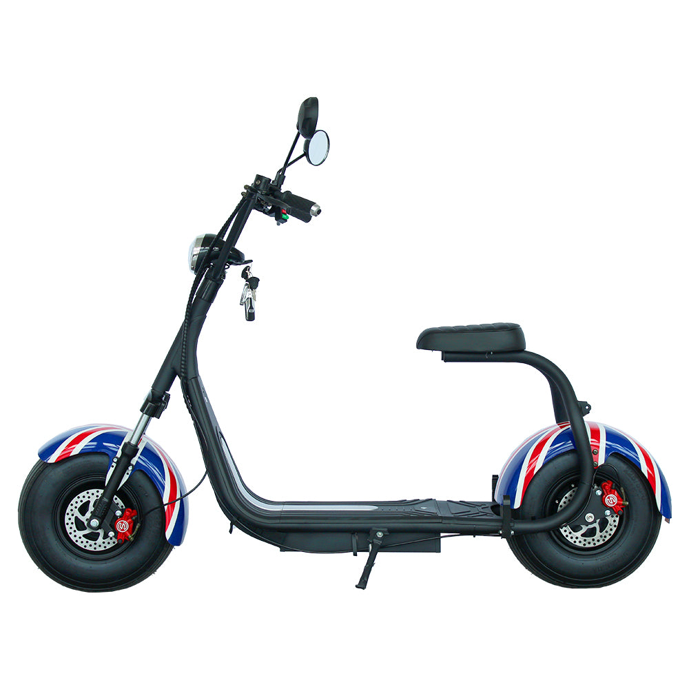 Update Model 1500W SMD201 HALLEY Electric Scooter Big Wheel Motorised Adult Riding