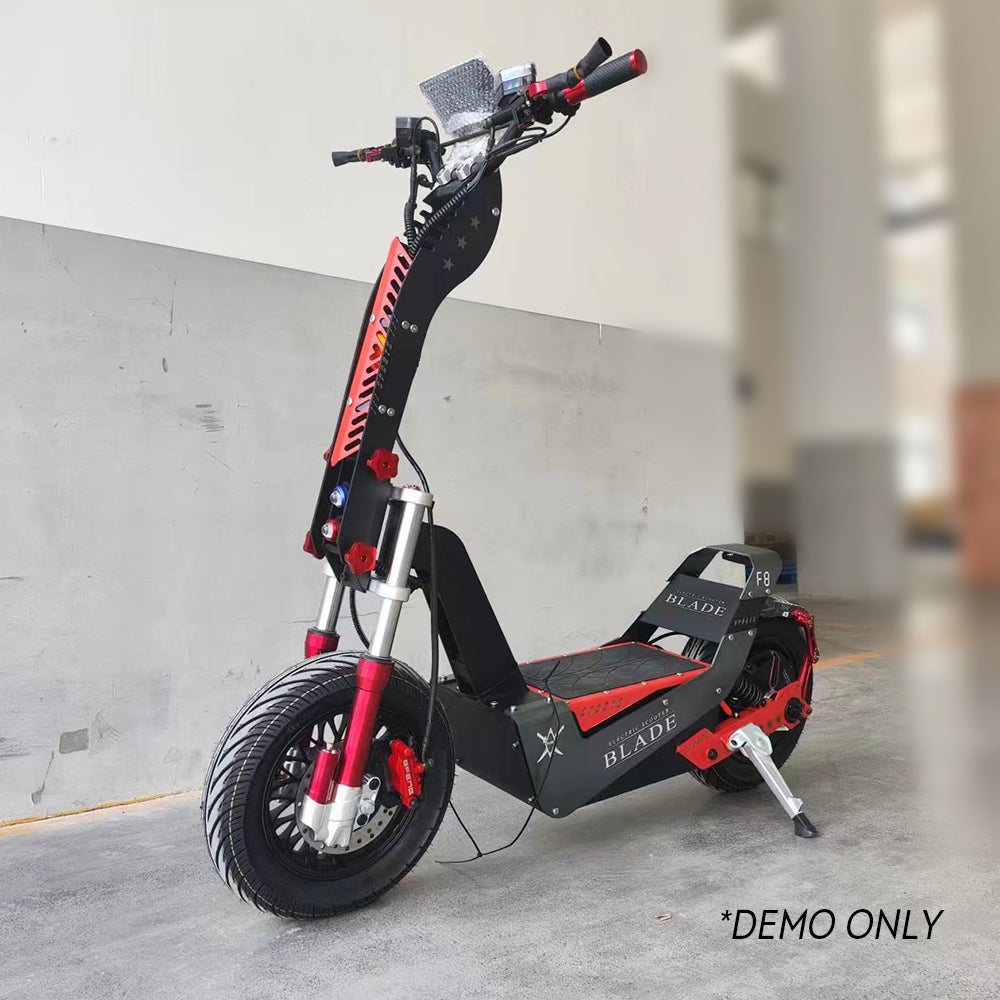 AKEZ 72V 40AH 4000W Electric Scooter Black And Red