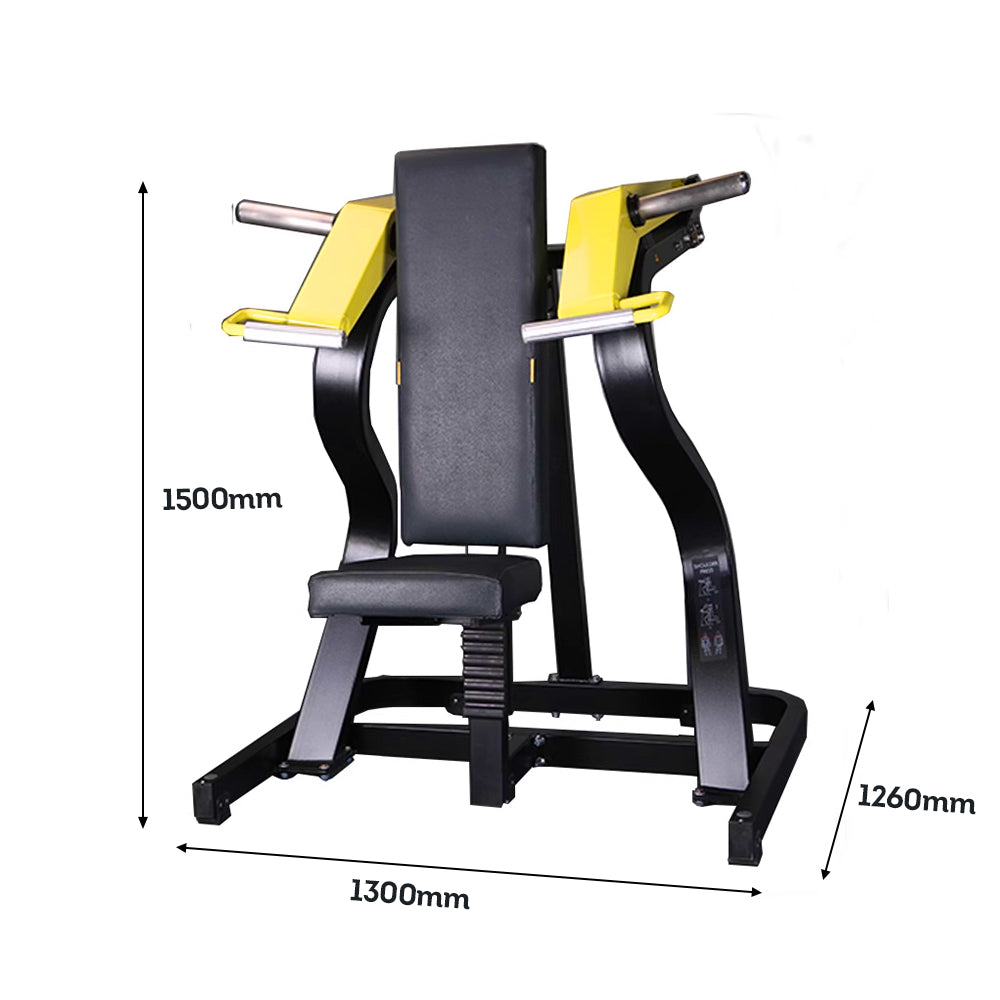 JMQ FITNESS BS3007 Shoulder Press Machine Fitness Equipment Gym Home Machine - Black
