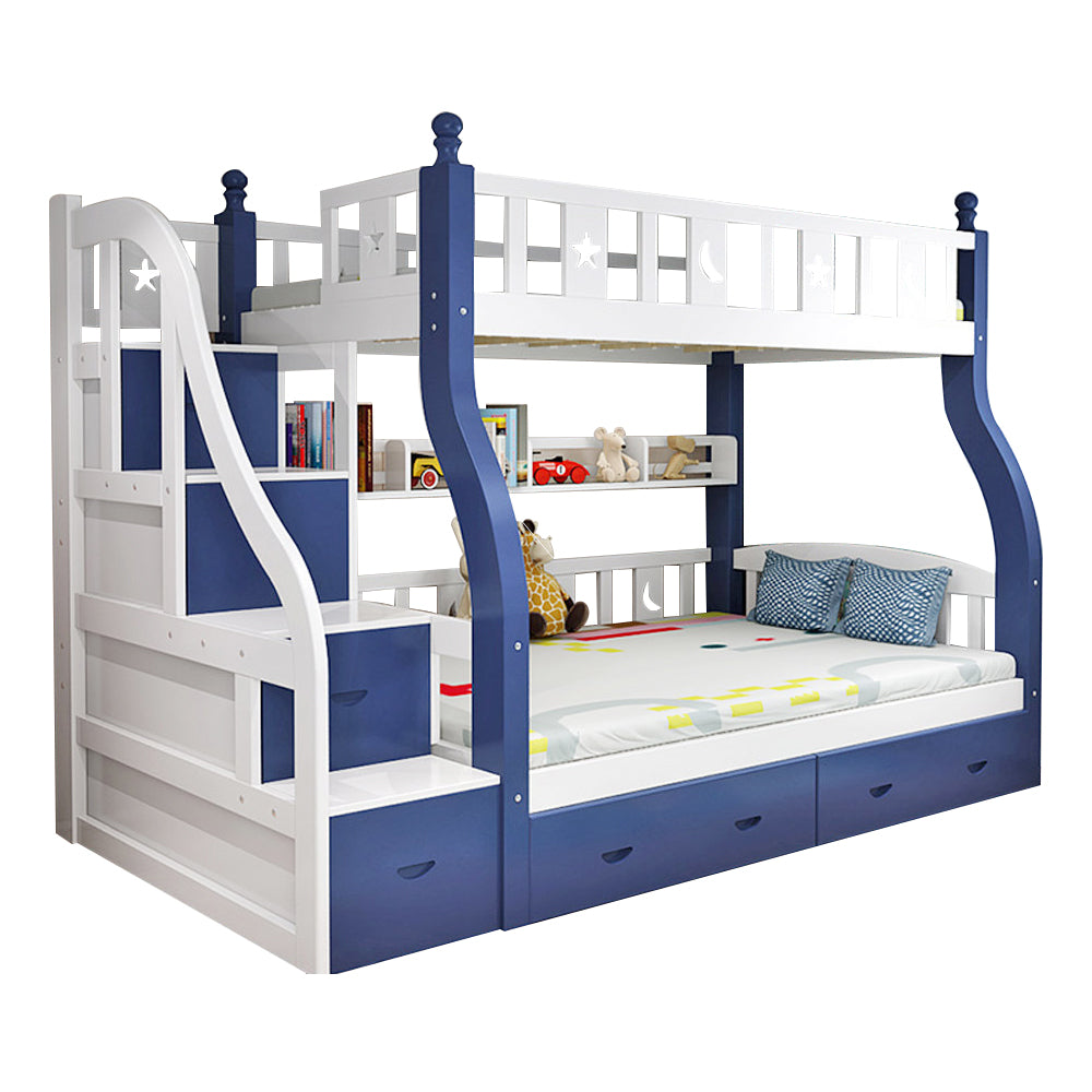 MASON TAYLOR Bunk Bed Frame With 6 Drawers Bunk Beds 245*120*170cm