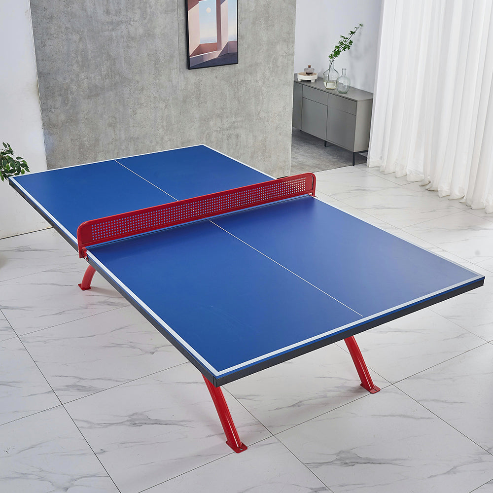 PRIMO PRO Size Upgraded Version Rainbow/Arc Frame Heavy Duty Outdoor Table Tennis/Ping Pong Table