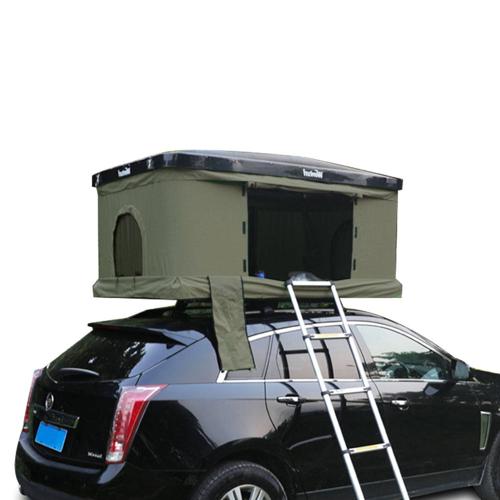 Outdoor Hard Shell Rooftop Tent / Roof Top with Mattress