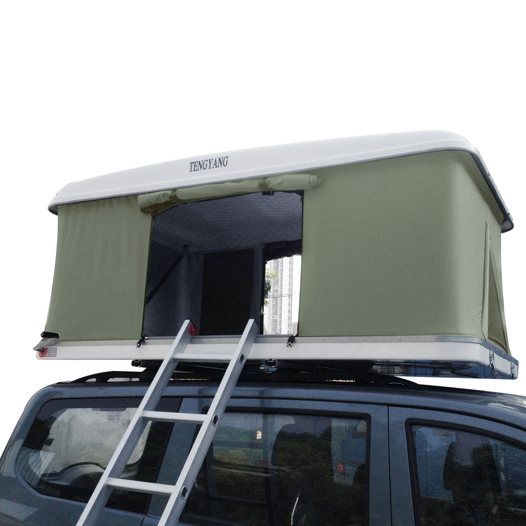 Outdoor Hard Shell Rooftop Tent / Roof Top with Mattress