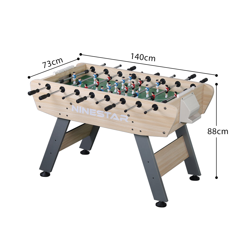 MACE 1D010D 4.5FT Soccer Table Football Game - Wood