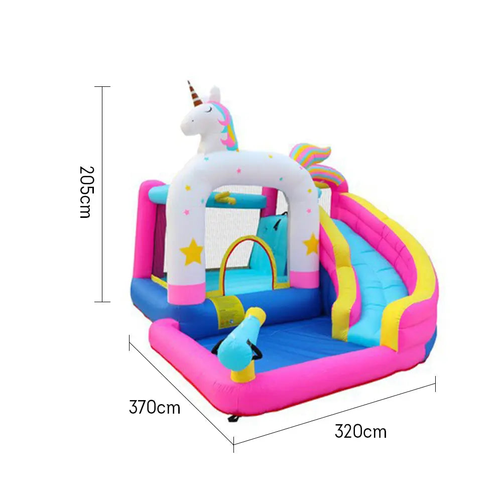 Unicorn inflatable bouncer slide combo commercial inflatable bouncy castle for sale from China Inflatable Factory megalivingmatters