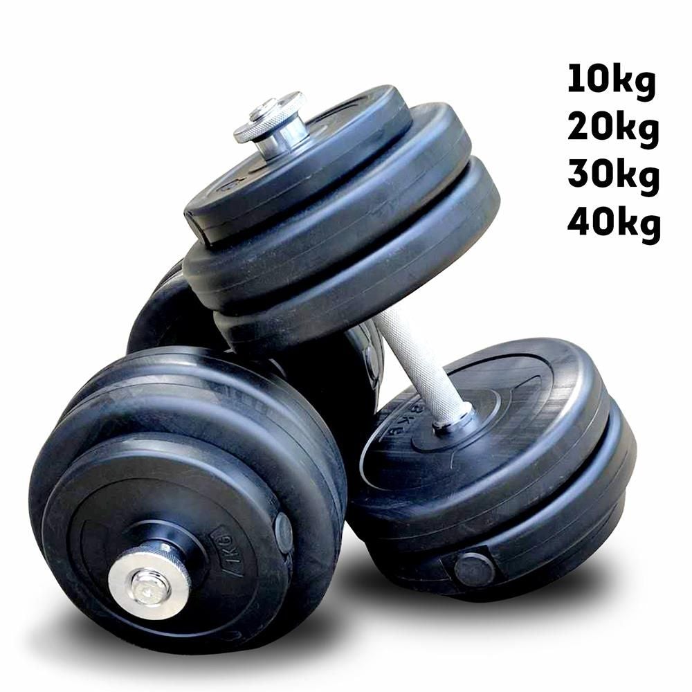 10-40kg JMQ Fitness Eco-friendly Dumbbells Electroplated Dumbbell Bar Home Gym Weight Training JMQ FITNESS