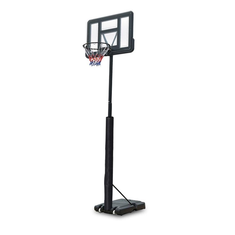 3.05M Dunk Master M021A2 Basketball Hoop System Height Adjustable Rim Kid Black JMQ FITNESS