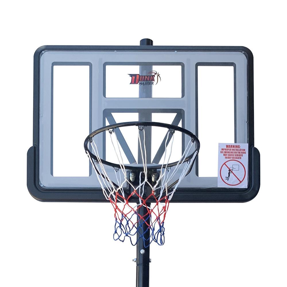 3.05M Dunk Master M021A2 Basketball Hoop System Height Adjustable Rim Kid White JMQ FITNESS