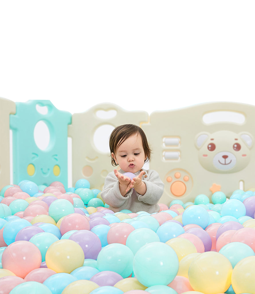 Kids Colourful Playballs Pack Soft Baby Toy Pastel Colours