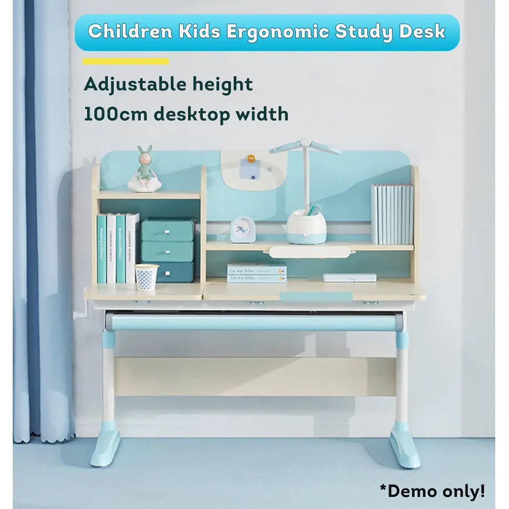 [5% OFF PRE-SALE] TOTGUARD DW100 100cm Children Kids Ergonomic Study Desk Height Adjustable (Dispatch in 8 weeks) megalivingmatters