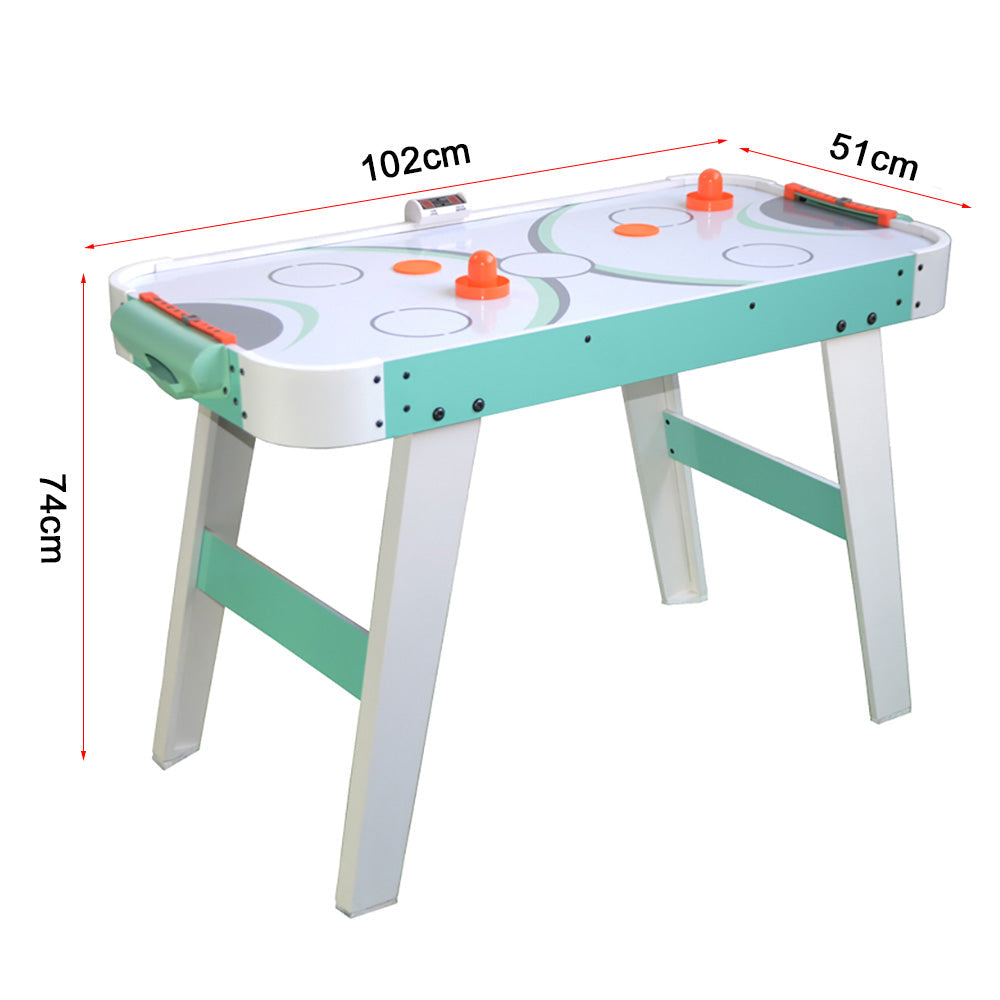 MACE 3.3FT Air Hockey Table For Kids - White&Green