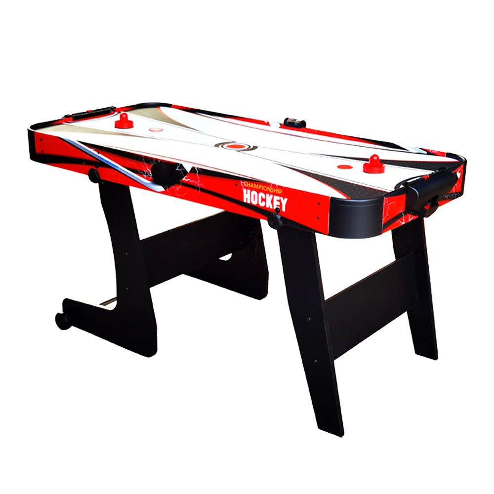 MACE 5FT Foldable Air Hockey Table - Black&Red