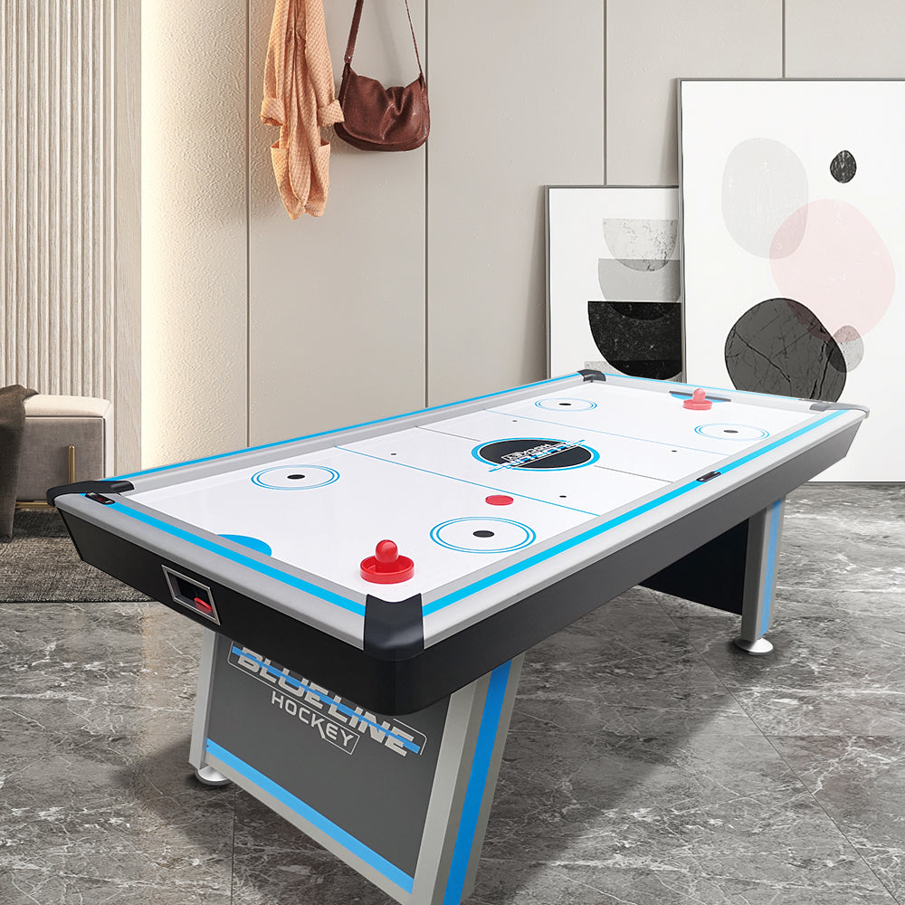 MACE 7FT Air Hockey Table Electronic Scorer - Black&Blue
