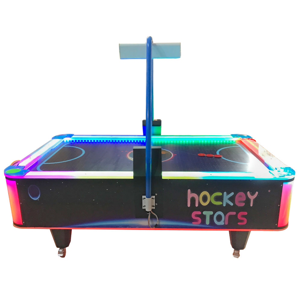 MACE 8FT LED Air Hockey Table Office Hotel Event Roadshow Stylish Indoor Entertainment