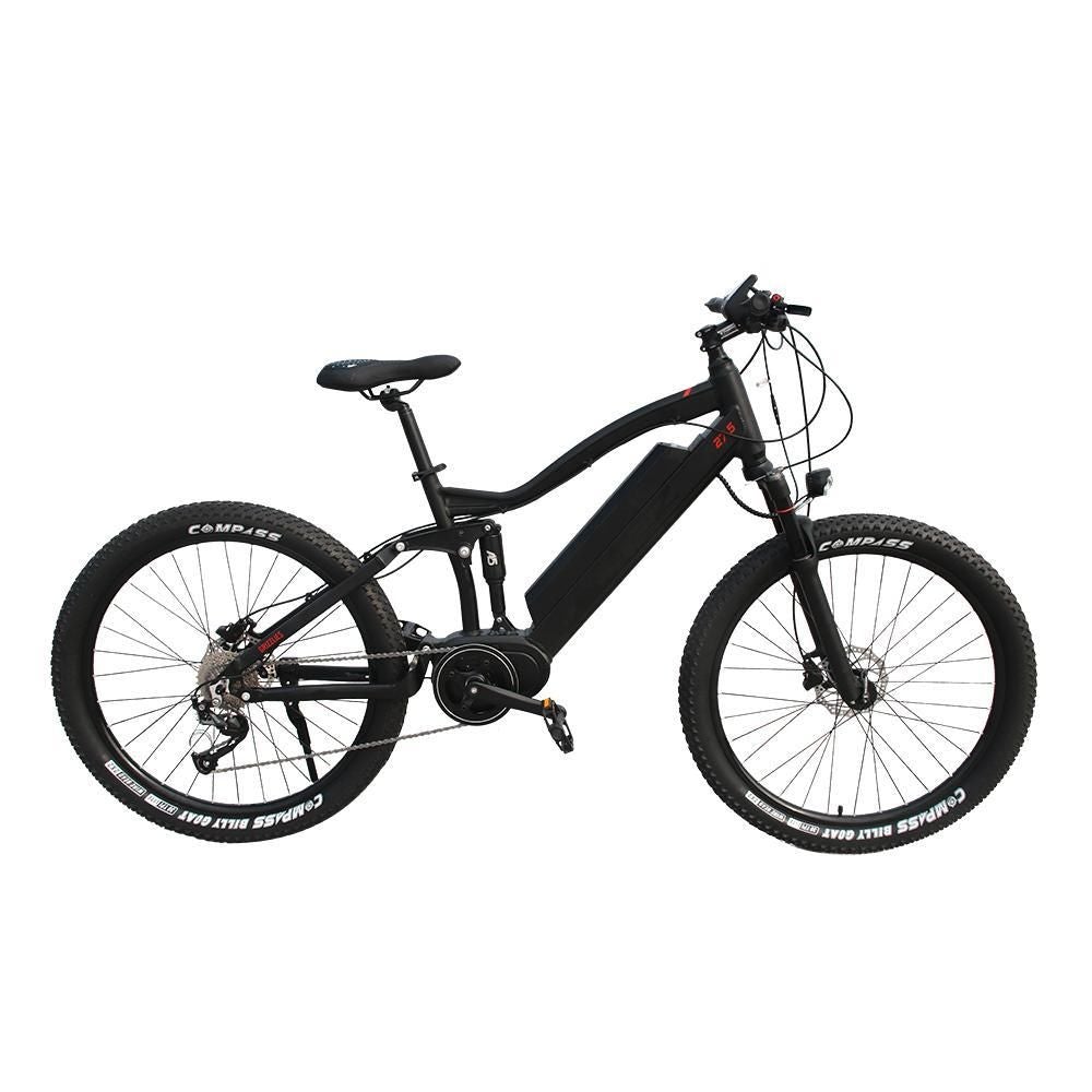 AKEZ 48V Electric Bike 27.5 inch eBike Mountain Motorized Bicycle Intermediate Motor AKEZ