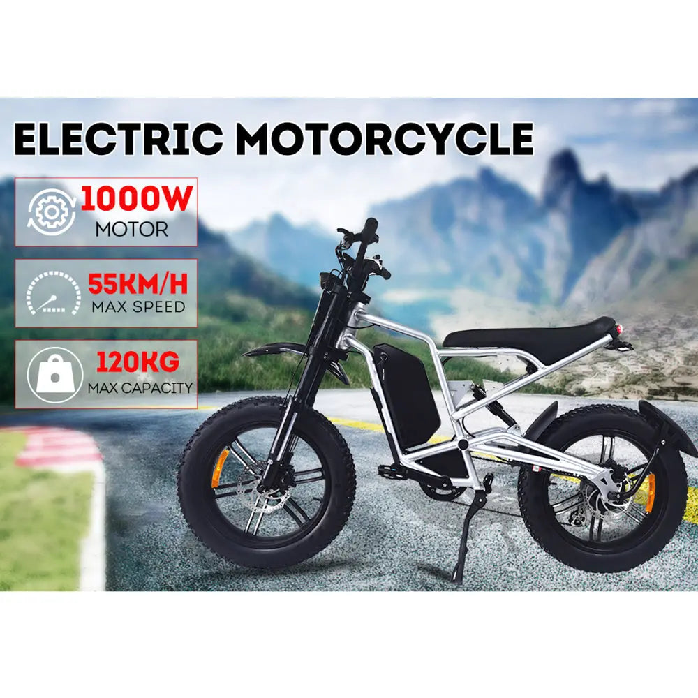 AKEZ 60V 20Ah 1000W 20 Inches Electric Dirt Bike Off Road Motorcycles Motorbike megalivingmatters