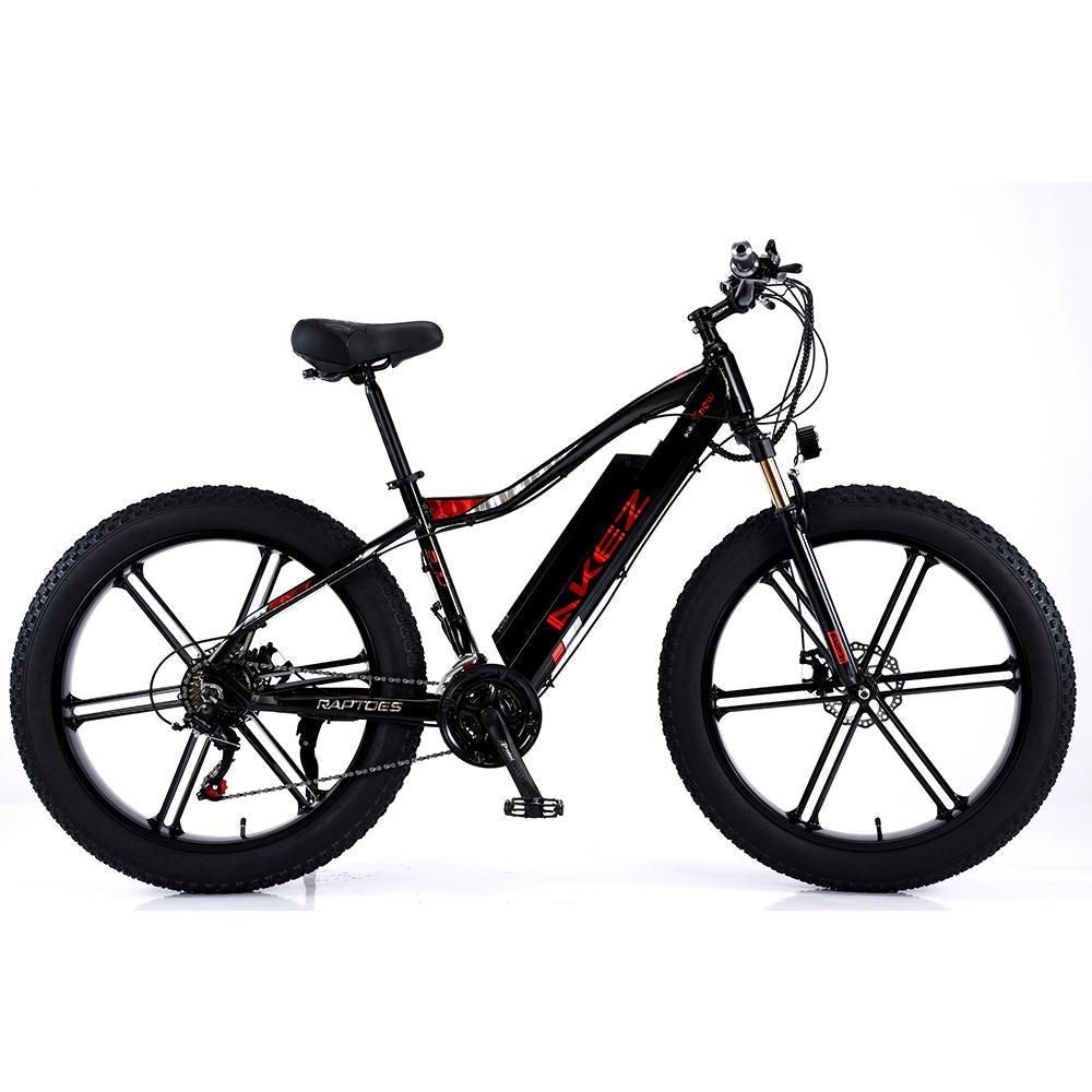 AKEZ 48V ML1P Snow Bicycle 26-inch Beach Electric Bike Motorized eBike Battery AKEZ