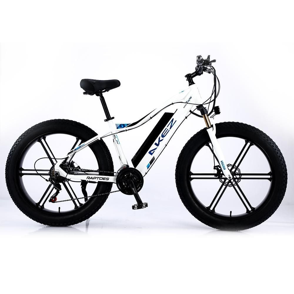 AKEZ 48V ML1P Snow Bicycle 26-inch Beach Electric Bike Motorized eBike Battery AKEZ