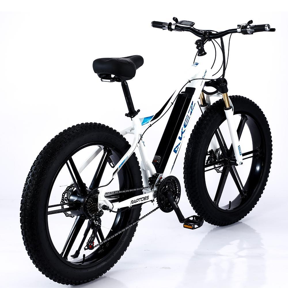 AKEZ 48V ML1P Snow Bicycle 26-inch Beach Electric Bike Motorized eBike Battery AKEZ