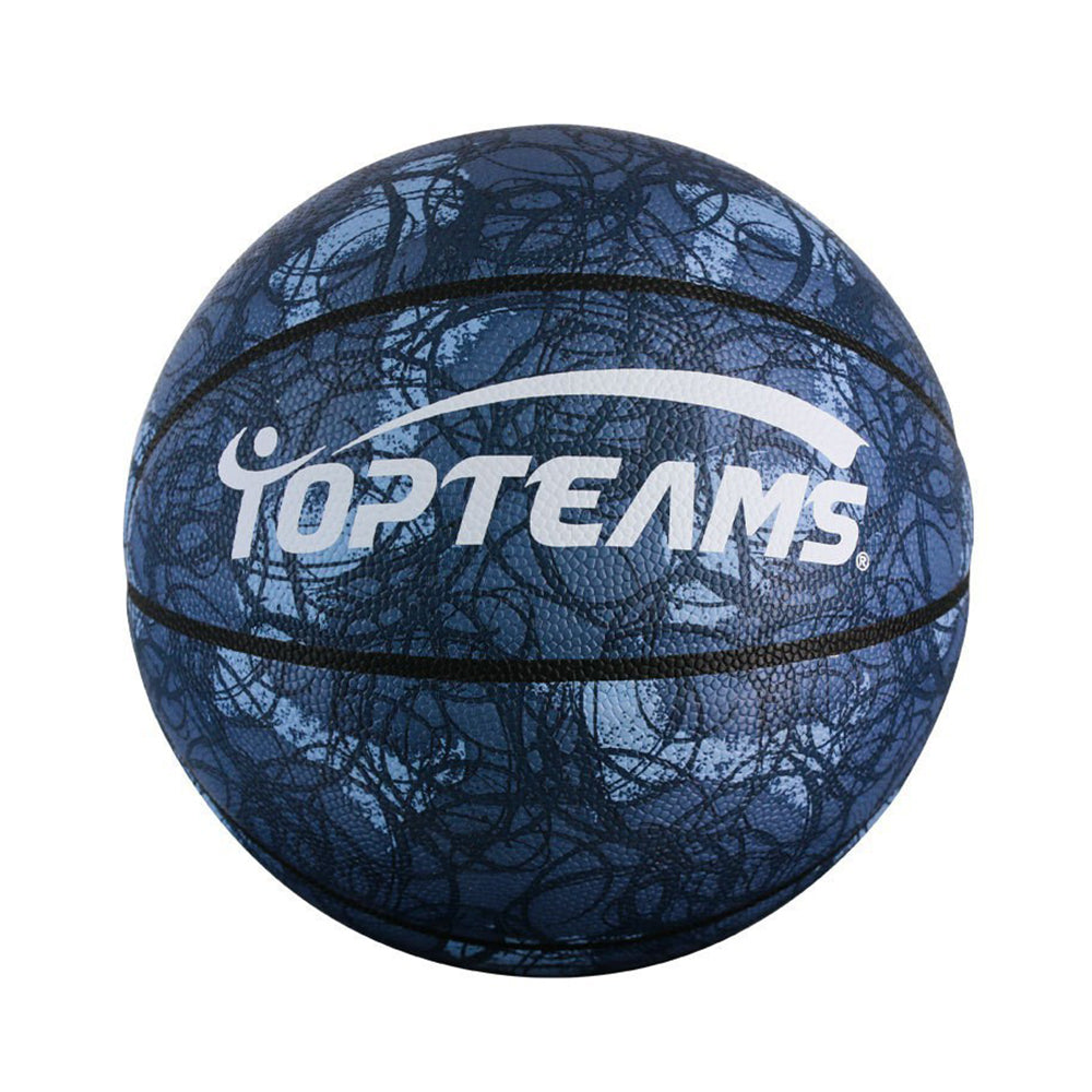 BALLSTRIKE POLSIZE7 Size 7 Basketball Excellent Bounce Game Ball Indoor Outdoor - Deep Blue