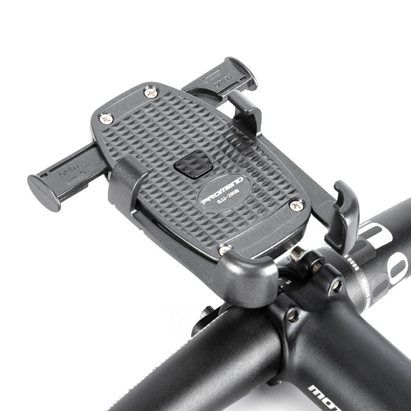 AKEZ Bicycle Handlebar Mobile Phone Holder Waterproof Stainless Bracket 360 Degree Rotating