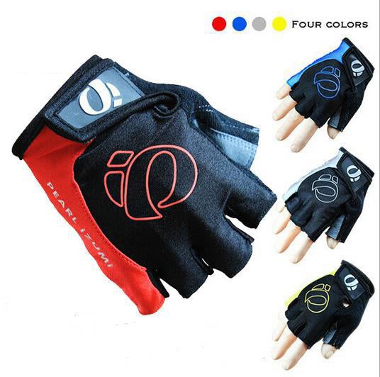 Half Finger Bike Gloves Silicone Breathable Shock-absorbing Gloves
