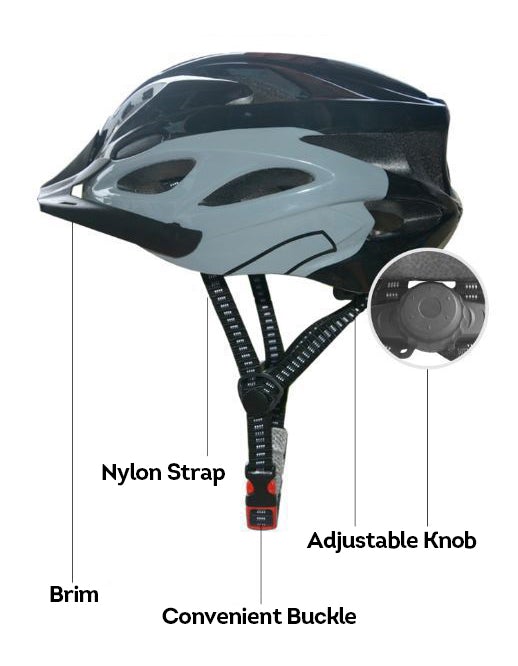 Ultralight Kids Bicycle Helmet Mountain Off-road Removable Brim Road Bike Accessories  M