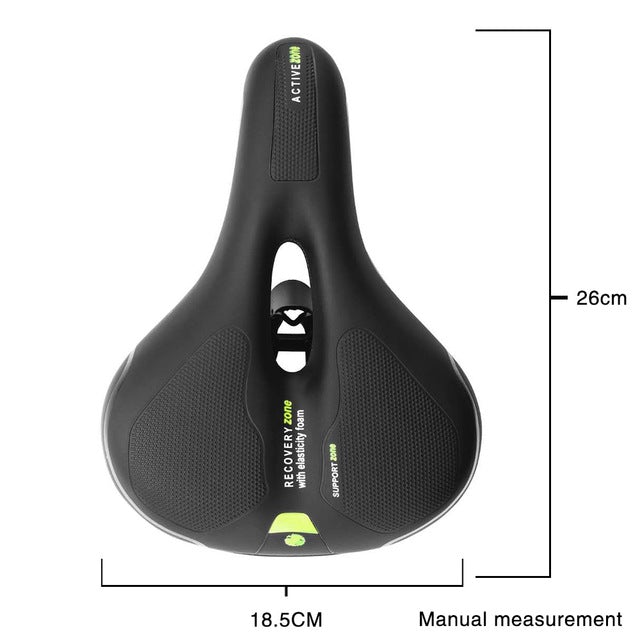 Bike Seat Bicycle Saddle Waterproof Non-Slip Cycling Spare Parts - Racing/Off-road/Casual