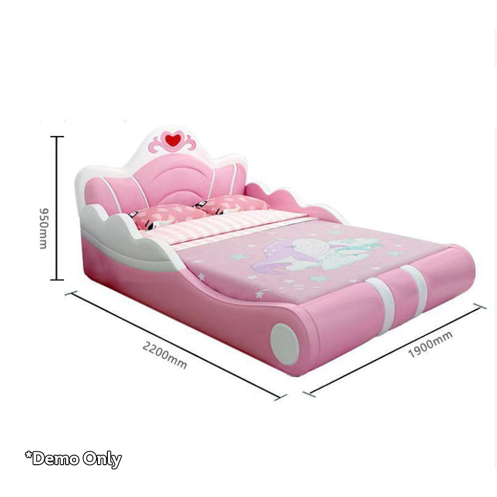 MASON TAYLOR 120cm/150cm Bed With Mattress High-quality Foam