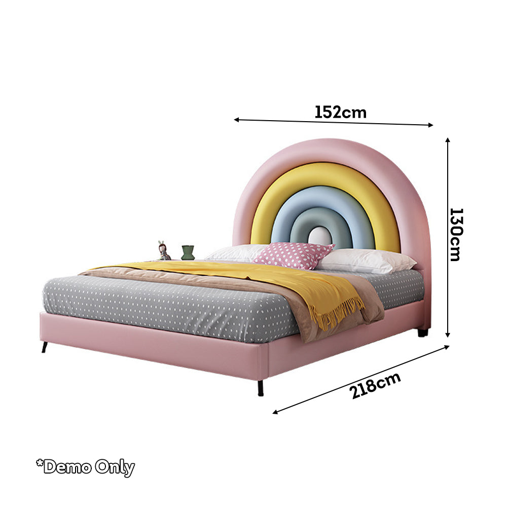 MASON TAYLOR 150cm/180cm Bed With Mattress High-quality Foam