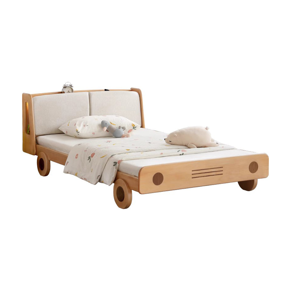 MASON TAYLOR 100/135CM Car-Shaped Children Bed Solid Wood