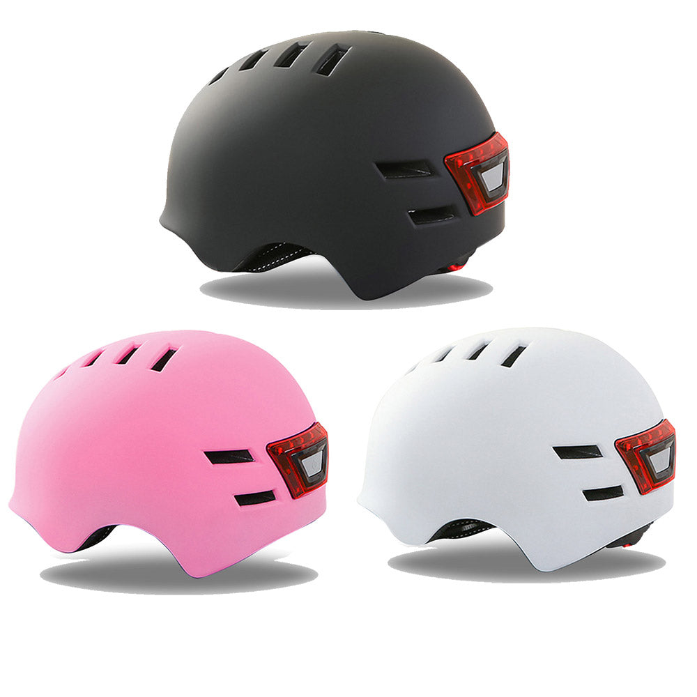 Bicycle Helmet Cycling Scooter Safety Helmet with LED Rear Light