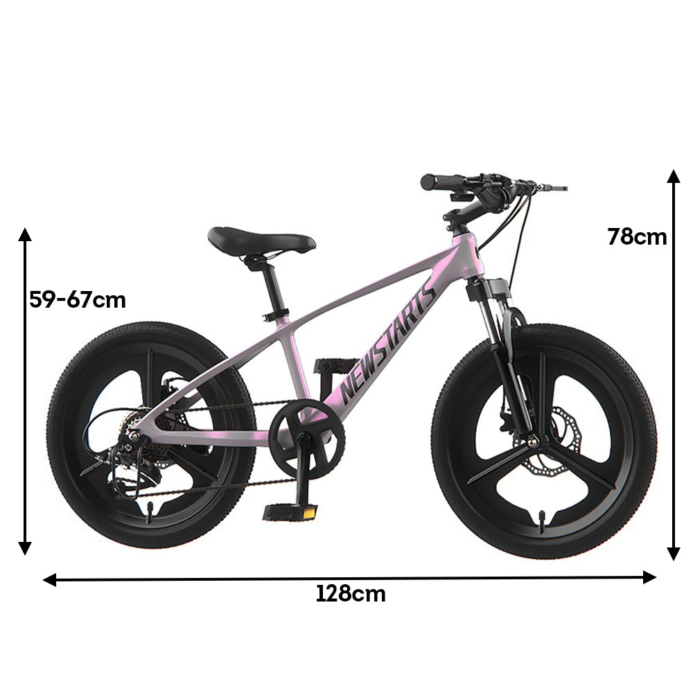 AKEZ 18-inch Bike Bicycle For Youth Children - Gray