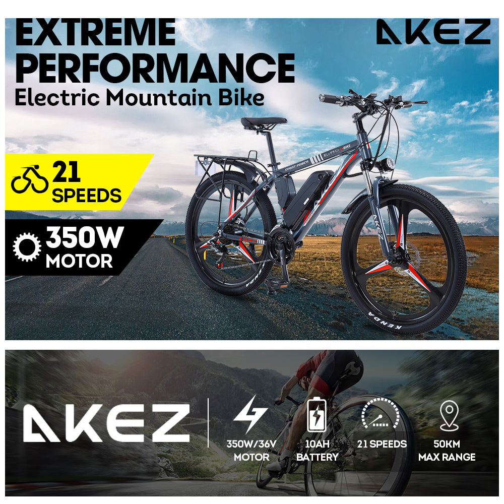 Exclusive Model AKEZ 002 350W 36V Electric Bike eBike Mountain Bicycle