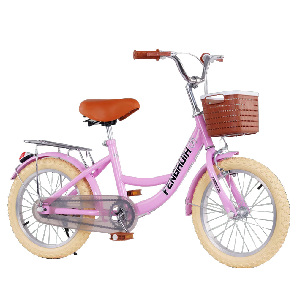 AKEZ 18-inch Bicycle Bike For Young Adult Children - Pink