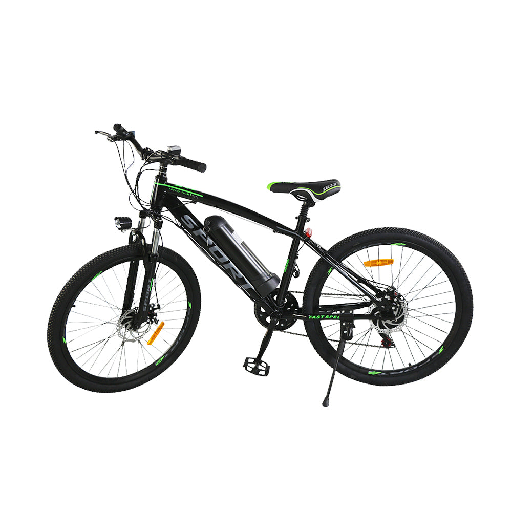 AKEZ ES-M20 250W 36V 7.5AH Electric Bike Front Rear Disc Brake - Green