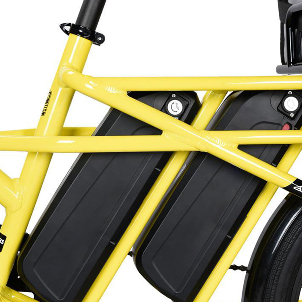 AKEZ H1 350W 48V 15Ah Battery*2 Electric Bike 200Kg Load Capacity Long Endurance Mileage - Yellow