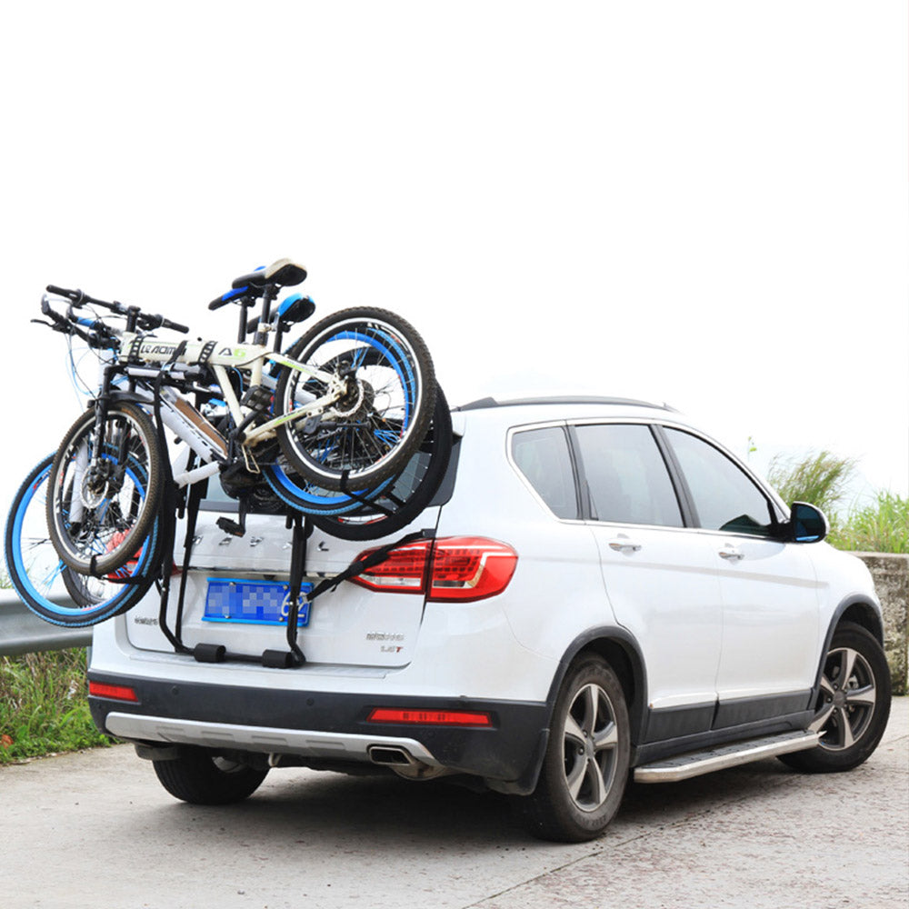 Universal 3-Bike Trunk Mount Rack Bicycle Carrier Car Foldable