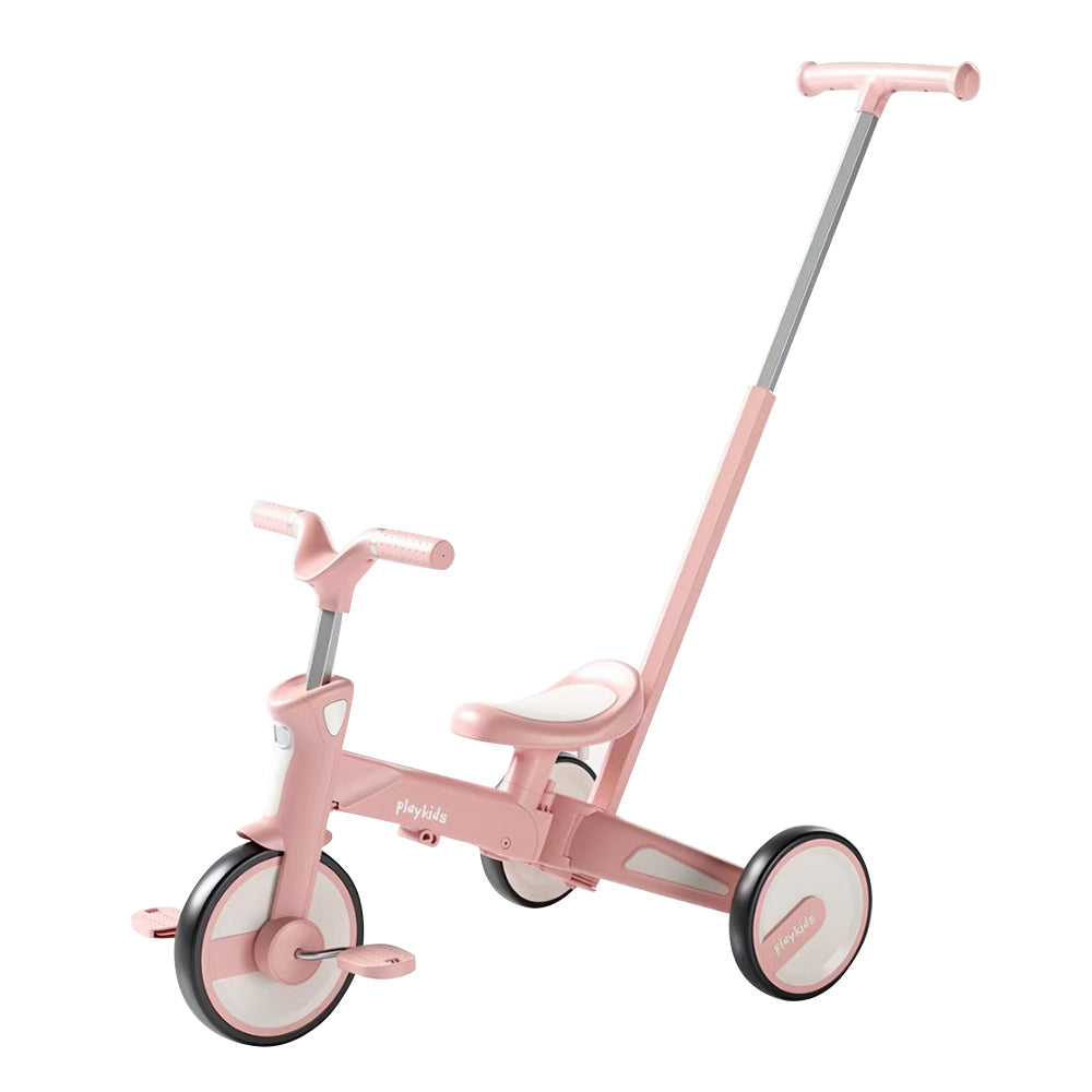 HECULA Foldable Three-wheeled Travel Stroller w/ Extended Handlebar