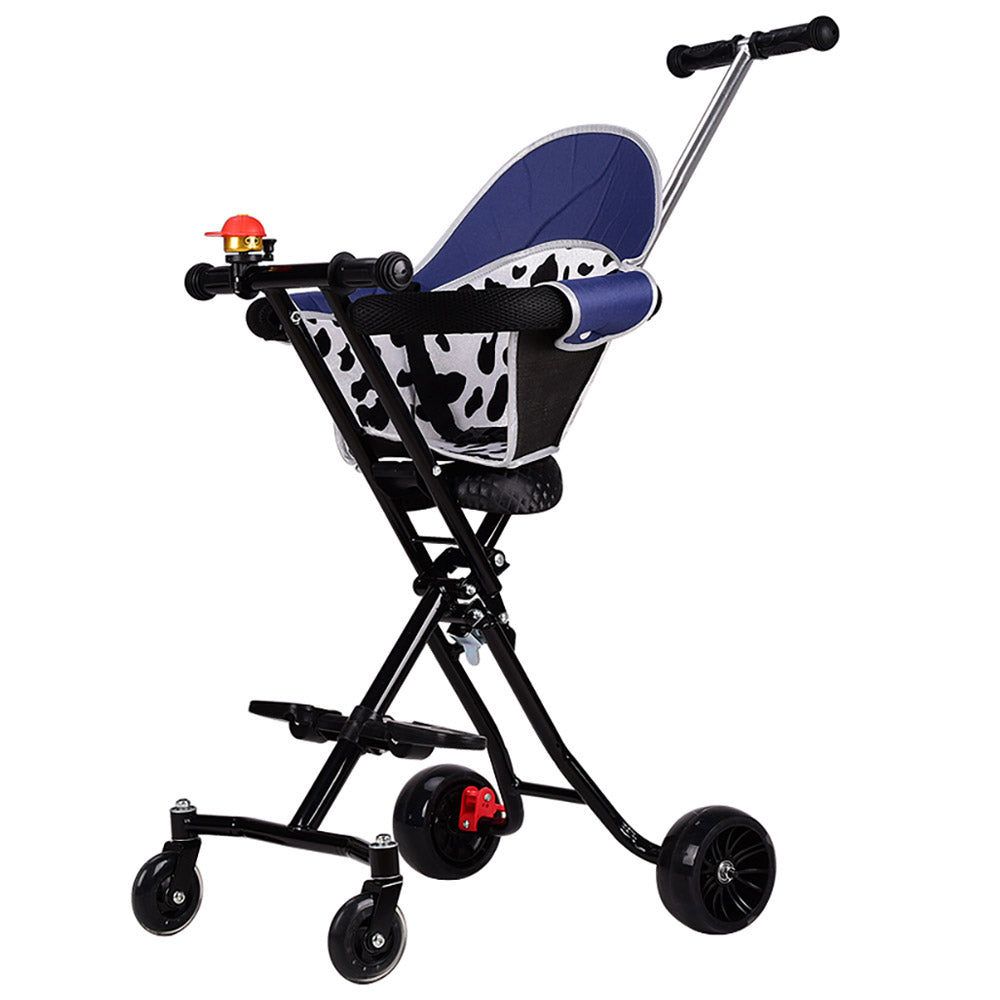 MASON TAYLOR Lightweight And Compact Travel Stroller W/ Cotton Seat Foldable Baby Strollers - Black