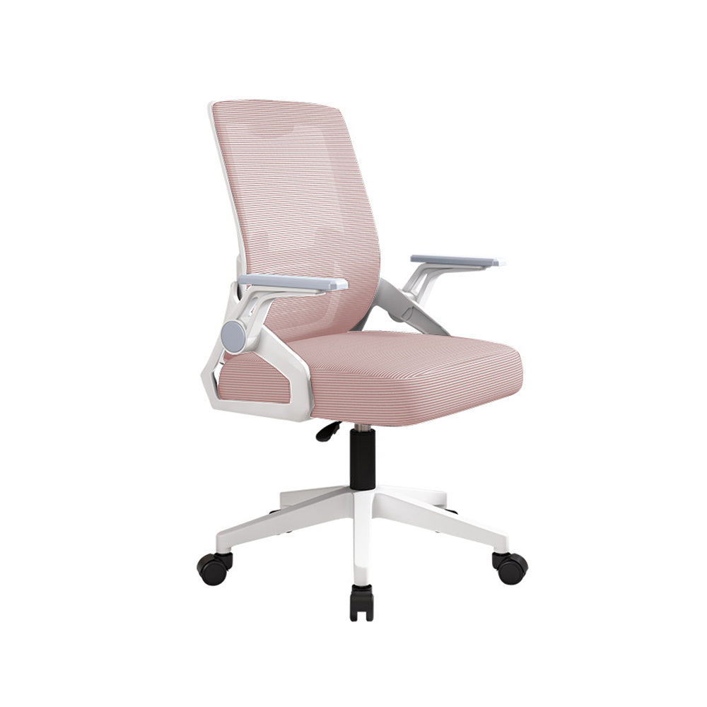 MASON TAYLOR Latex Cushion Computer Chair Office Home Chairs ¨C White&Pink