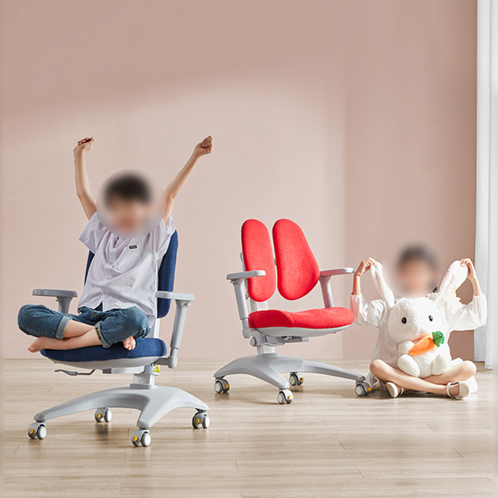 TOTGUARD CL Ergonomic Adjustable Height Children's Study Chair Swivel Wheel with Kick Brakes