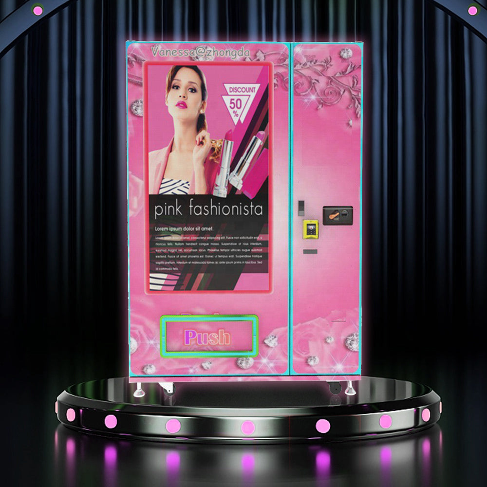 WONDER VEND ZD49 Cosmetic Vending Machine Vending Machines - Pink