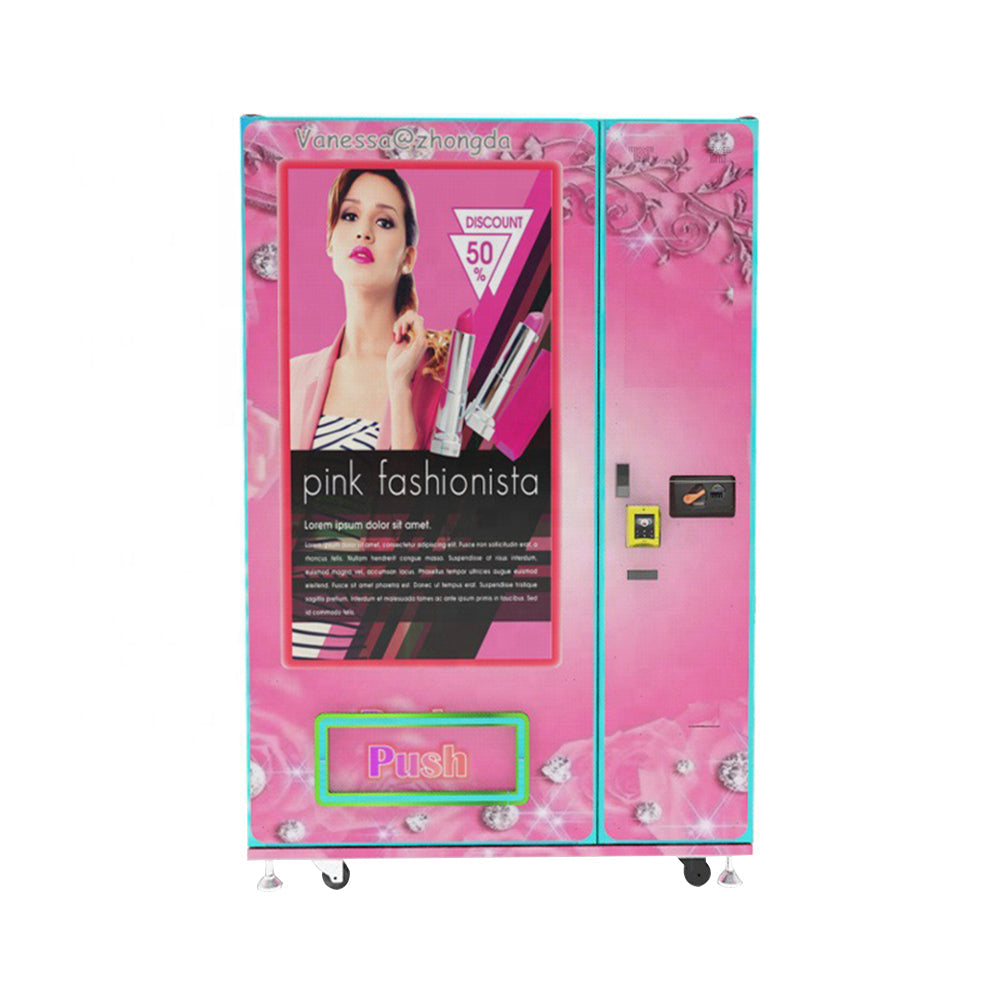 WONDER VEND ZD49 Cosmetic Vending Machine Vending Machines - Pink