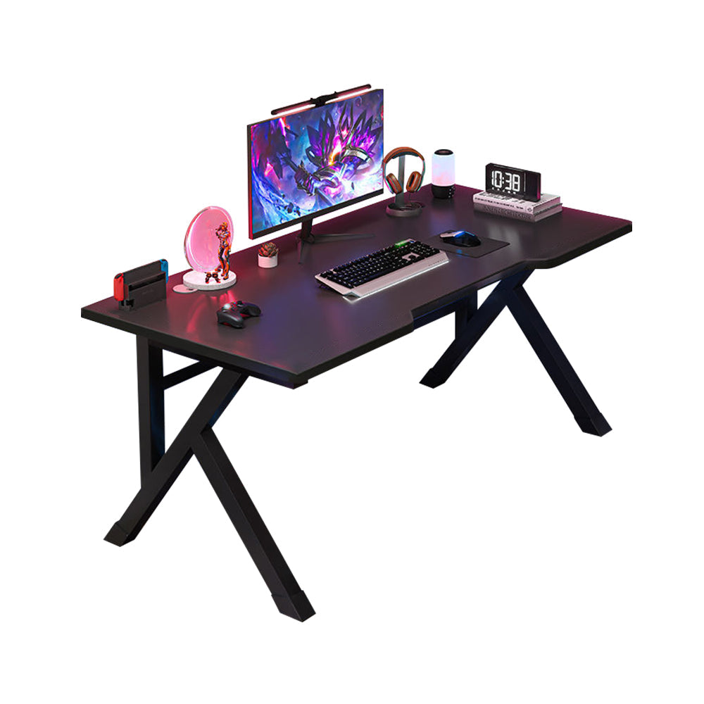 MASON TAYLOR 1.4x0.6M Esports Desk Stable Table Legs - Black