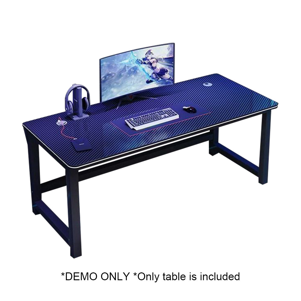 MASON TAYLOR 1.4x0.8M Esports Desk Stable and Durable - Black