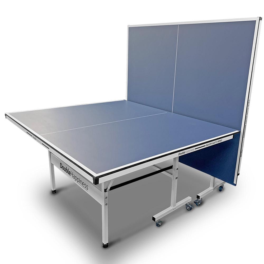 Double Happiness Indoor Premium 160 Table Tennis Ping Pong Table with Free Accessories Package Double Happiness