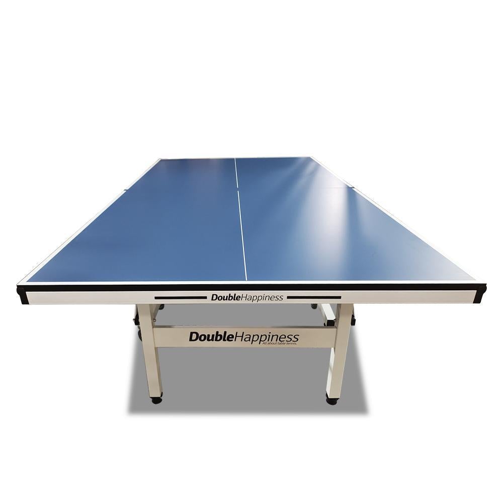 Double Happiness Indoor Pro 250 Table Tennis Ping Pong Table with Free Accessories Package Double Happiness