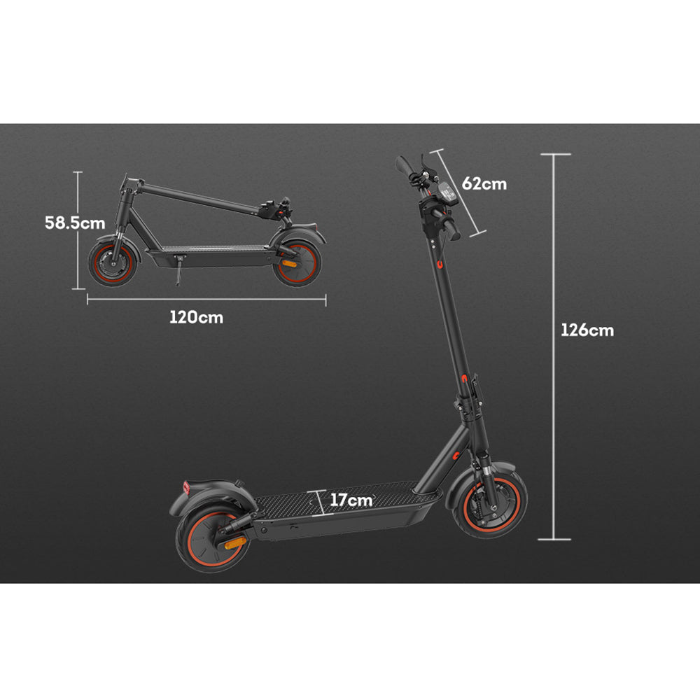 A3C 720W 48V Electric Scooter Foldable Portable E-Scooter Black